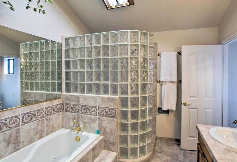 Sauna, Deck & Fire Pit:  Rocking Horse Ranch