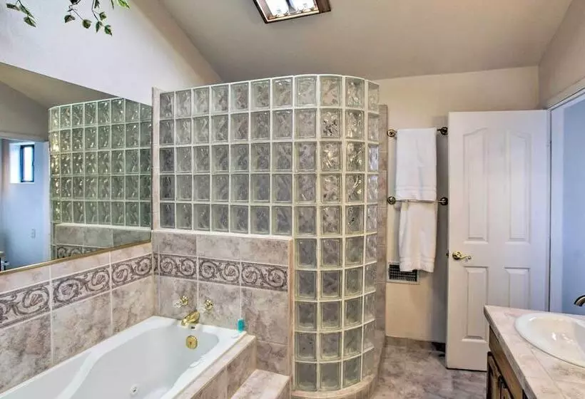 Sauna, Deck & Fire Pit:  Rocking Horse Ranch