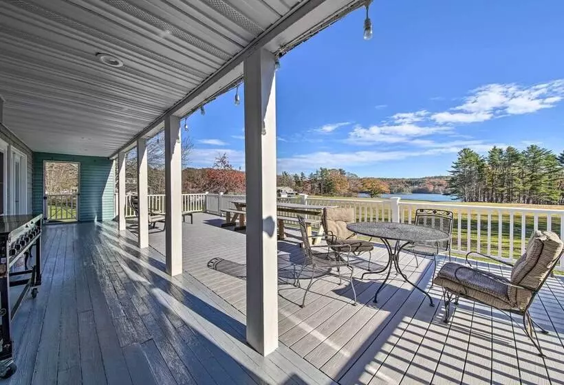 Riverfront Coastal Escape With Deep Water Dock!