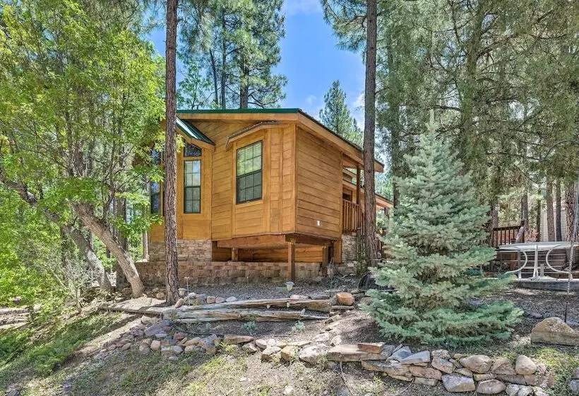 Near Hikes: Cabin W/ Furnished Deck In Show Low