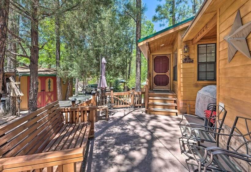 Near Hikes: Cabin W/ Furnished Deck In Show Low