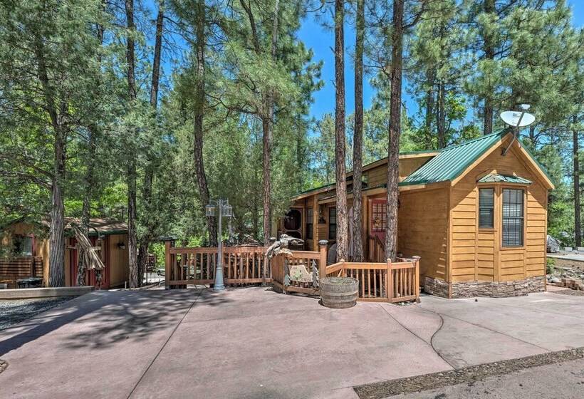 Near Hikes: Cabin W/ Furnished Deck In Show Low