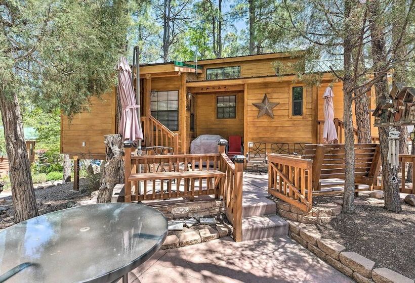 Near Hikes: Cabin W/ Furnished Deck In Show Low