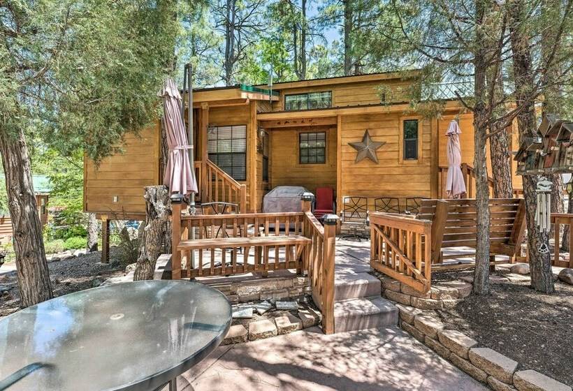 Near Hikes: Cabin W/ Furnished Deck In Show Low