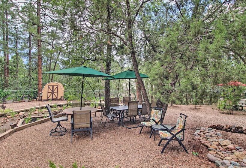 10 Mi To Show Low: Pinetop Lakeside Family Cabin!