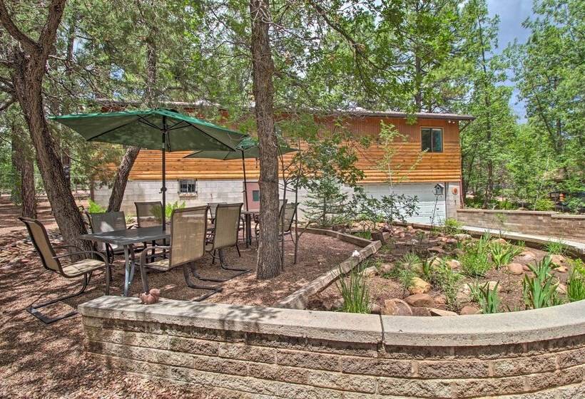 10 Mi To Show Low: Pinetop Lakeside Family Cabin!