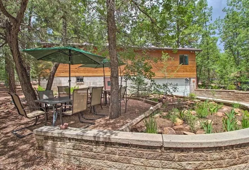 10 Mi To Show Low: Pinetop Lakeside Family Cabin!