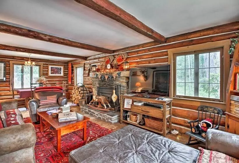 Award Winning Log Cabin, Top 5 In New England!