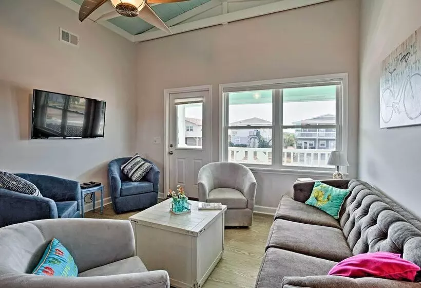 Holden Beach Vacation Rental: Steps To Shore!