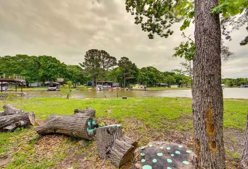 Lake View & Decks: Waterfront Cedar Creek Retreat!