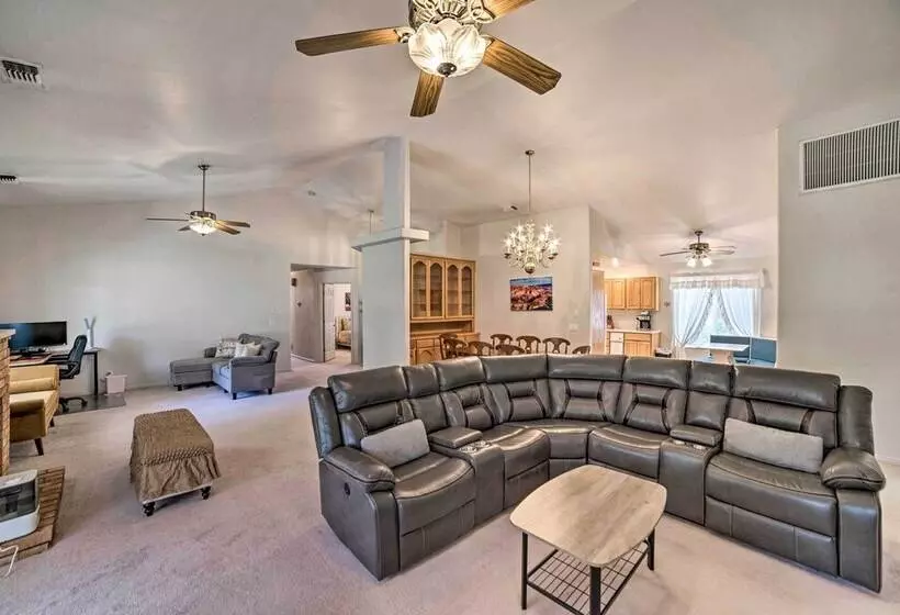 Page Home W/ Waterfall, 3 Mi To Lake Powell!