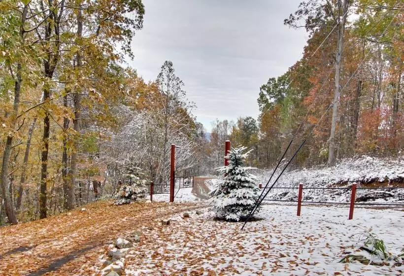 Secluded Smoky Mountain Cabin W/ Wraparound Deck!