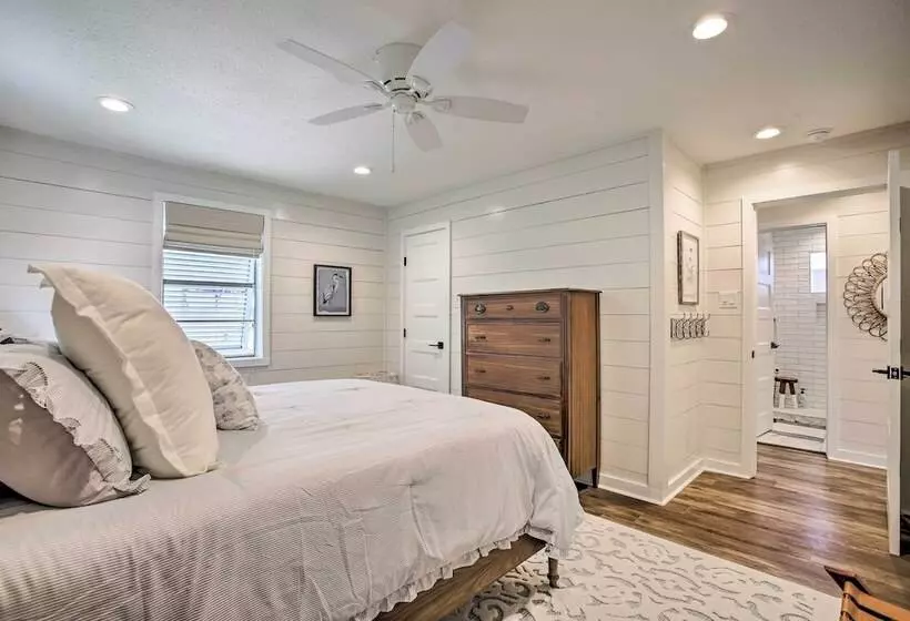 Waterfront Hitchcock Home W/ Spacious Deck!