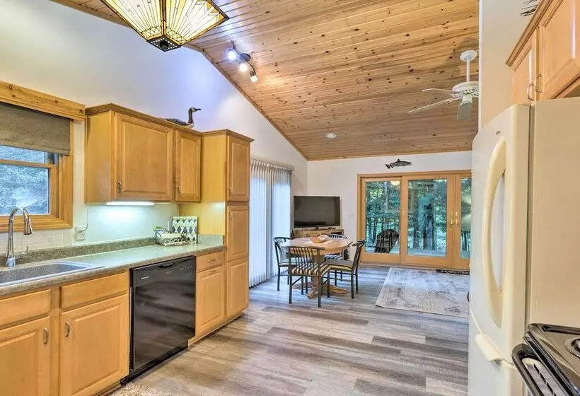 Charming Thompsonville Home W/ On Site River!