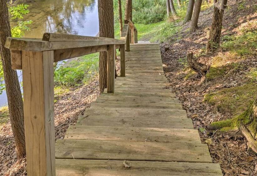 Charming Thompsonville Home W/ On Site River!