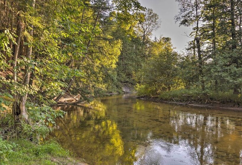 Charming Thompsonville Home W/ On Site River!