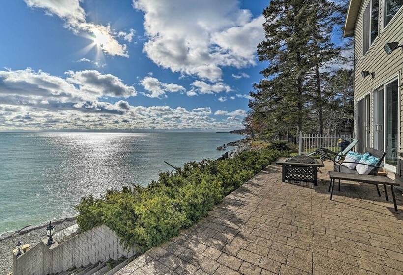 East Tawas Home W/ Patio, Lake Huron On Site