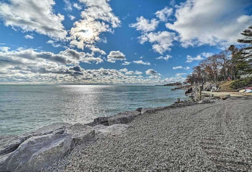 East Tawas Home W/ Patio, Lake Huron On Site