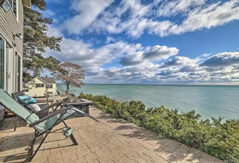 East Tawas Home W/ Patio, Lake Huron On Site