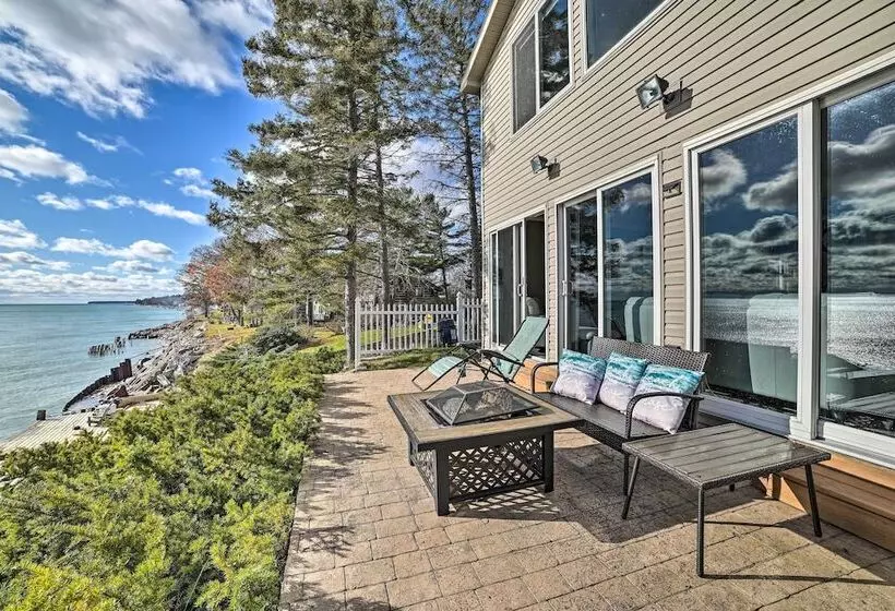 East Tawas Home W/ Patio, Lake Huron On Site