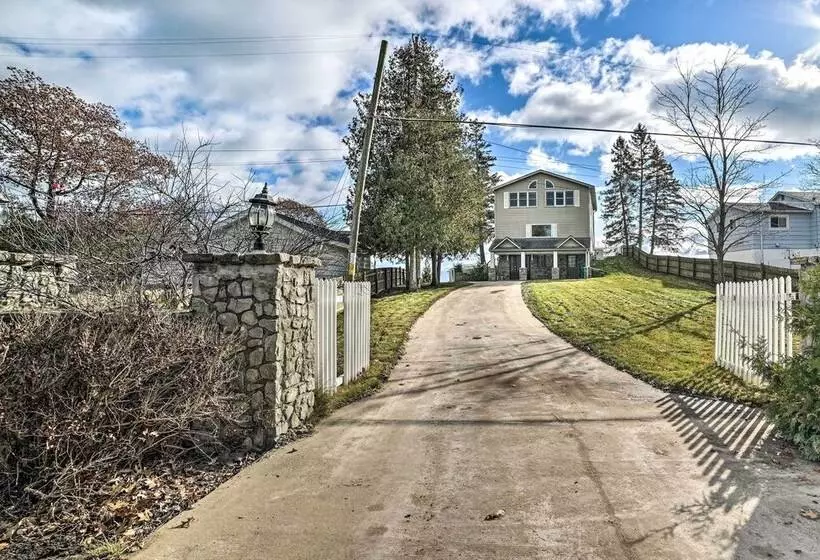 East Tawas Home W/ Patio, Lake Huron On Site