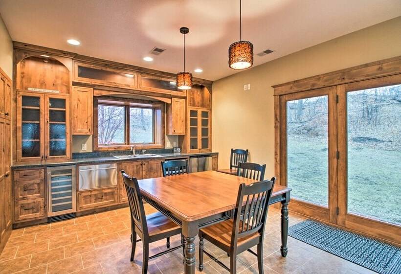 Dock, Hot Tub & Game Room: Luxe Lake Latoka Home