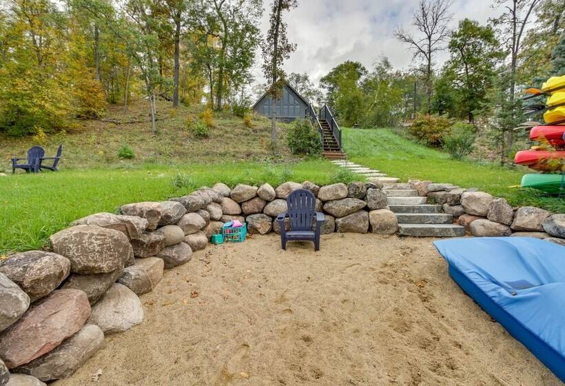 Pequot Lakes Retreat W/ Beach + Fire Pit!