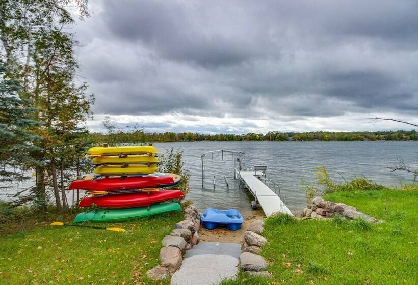 Pequot Lakes Retreat W/ Beach + Fire Pit!