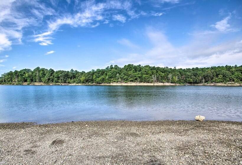 Secluded Log Cabin With Decks, Views & Lake Access