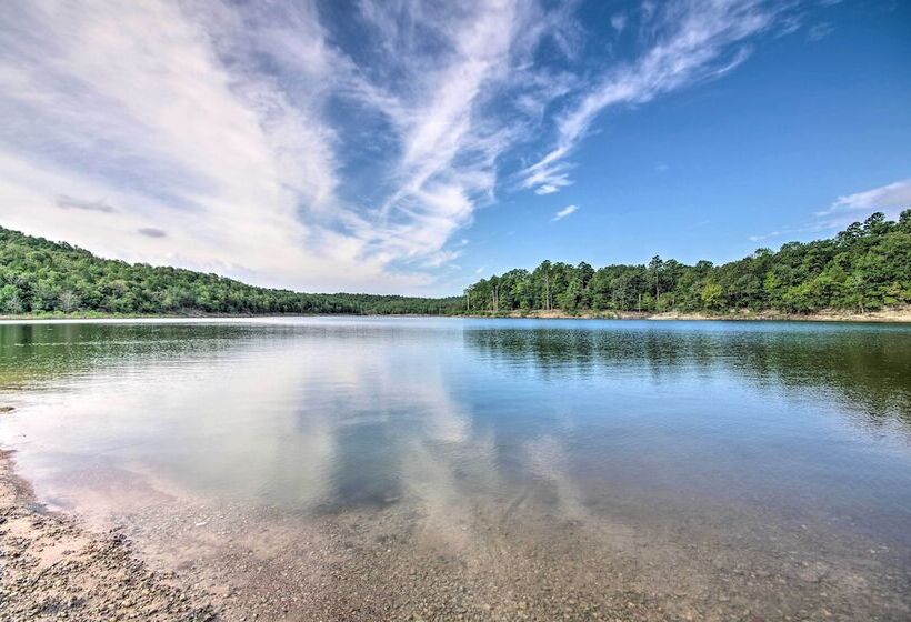 Secluded Log Cabin With Decks, Views & Lake Access
