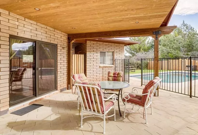 Sedona Home On 1 Acre W/ Pool+red Rock Views!