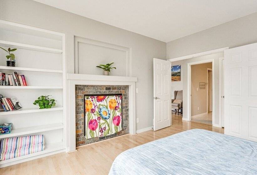 Fenced Yard & Trail Access: Dog Friendly Erie Home