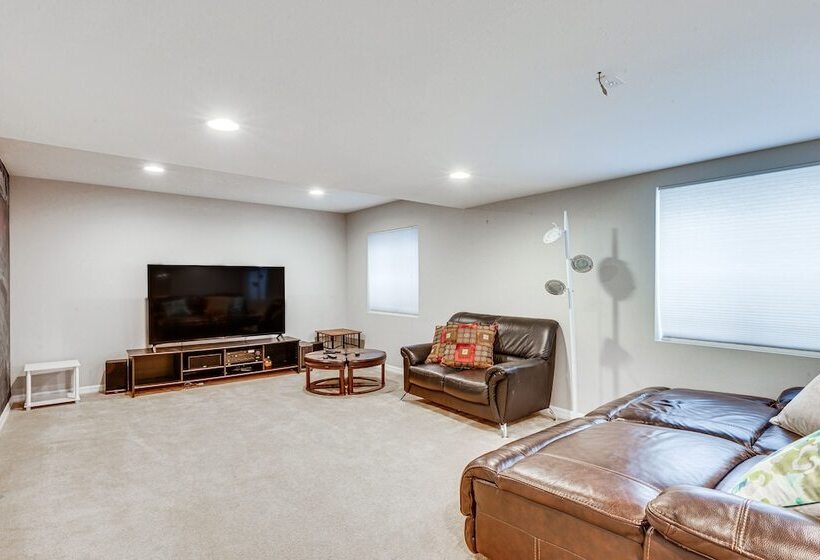 Fenced Yard & Trail Access: Dog Friendly Erie Home