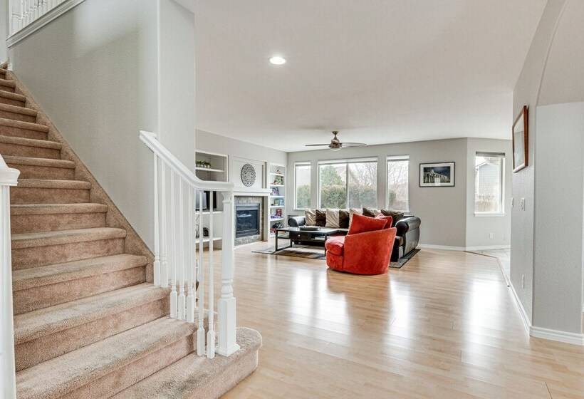 Fenced Yard & Trail Access: Dog Friendly Erie Home