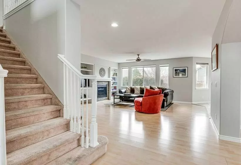 Fenced Yard & Trail Access: Dog Friendly Erie Home