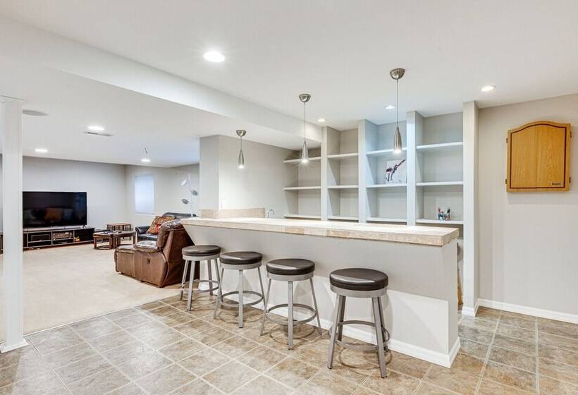 Fenced Yard & Trail Access: Dog Friendly Erie Home