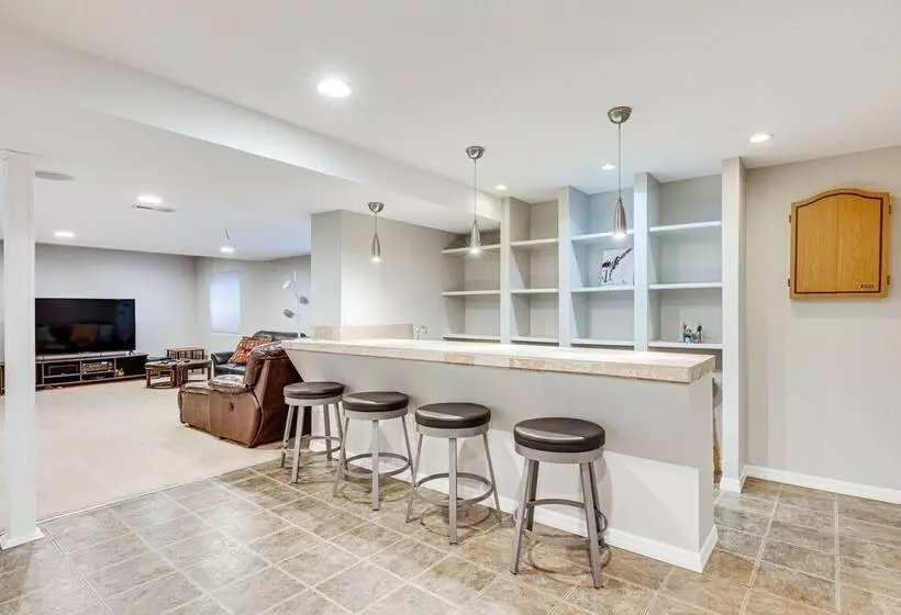 Fenced Yard & Trail Access: Dog Friendly Erie Home