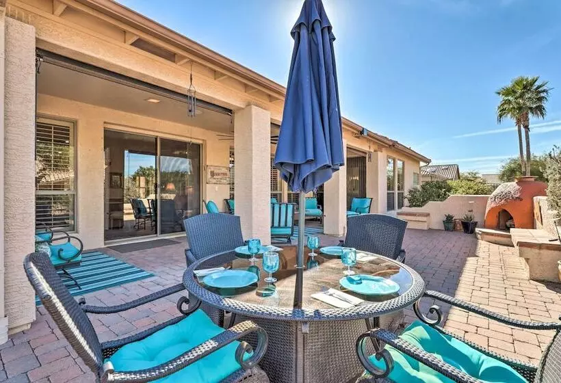 Sun Lit Casa In 55+ Community W/ Bbq & Patio!