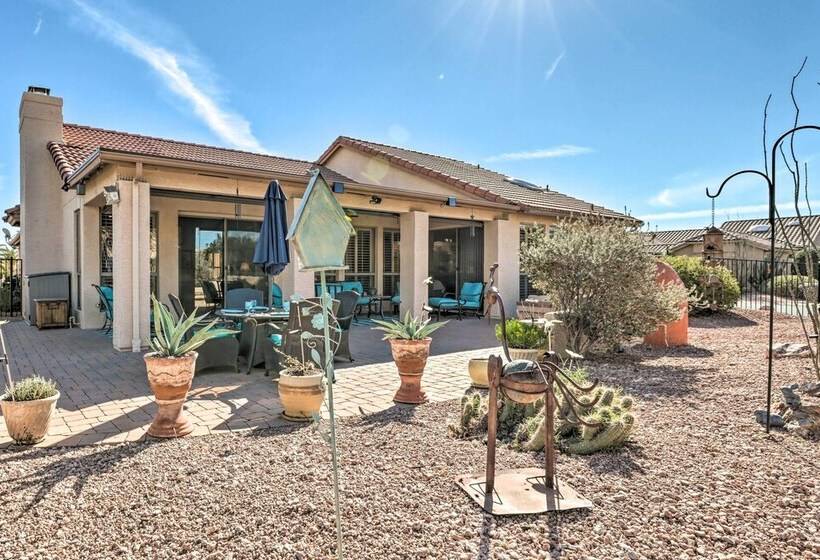 Sun Lit Casa In 55+ Community W/ Bbq & Patio!