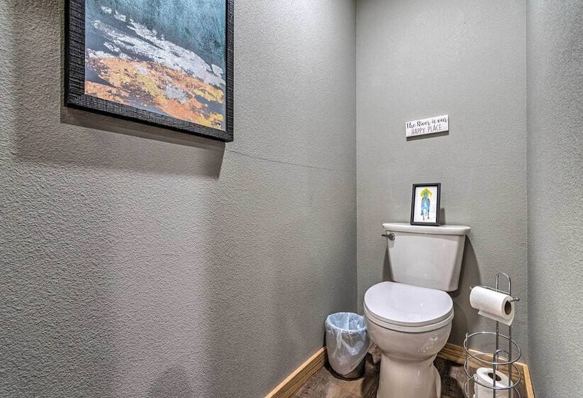 Upscale Riverfront Home W/ Beach & Fire Pit!