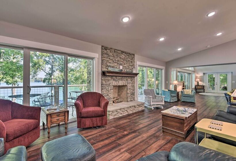 Renovated Lakeside Home W/ Private Boat Dock!
