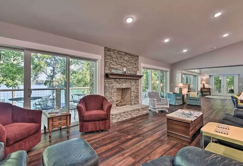 Renovated Lakeside Home W/ Private Boat Dock!