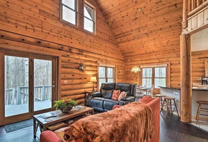 Secluded Gaylord Cabin W/ Deck, Fire Pit & Grill!