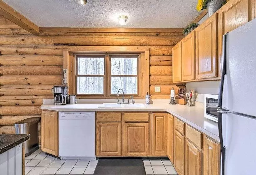 Secluded Gaylord Cabin W/ Deck, Fire Pit & Grill!