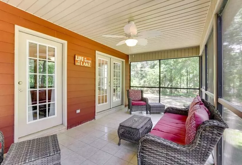 Charming Abbeville Home W/ Private Boat Dock!