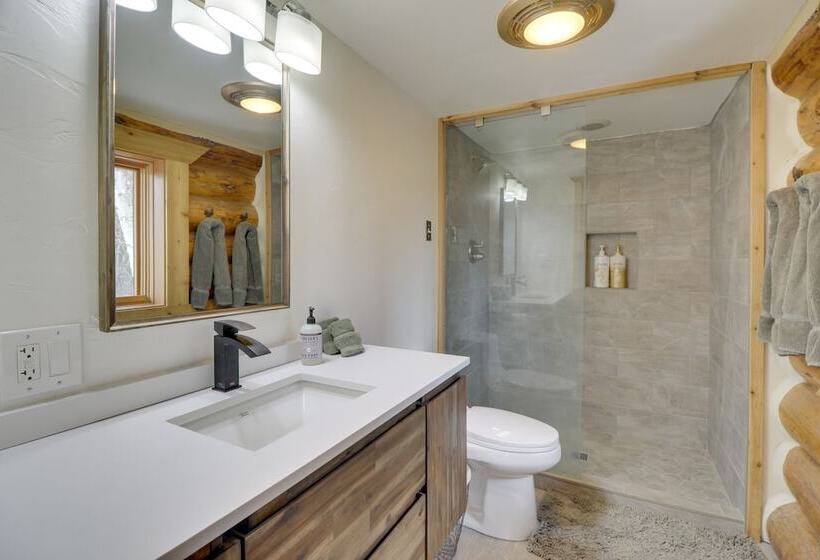 Hand Crafted Cabin W/ Whitefish Lake Views!