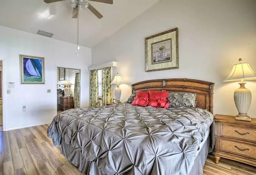 Bayfront Palmetto Retreat With Pool, Spa & Dock!