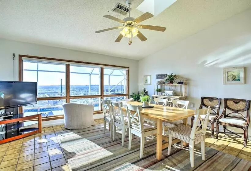 Bayfront Palmetto Retreat With Pool, Spa & Dock!