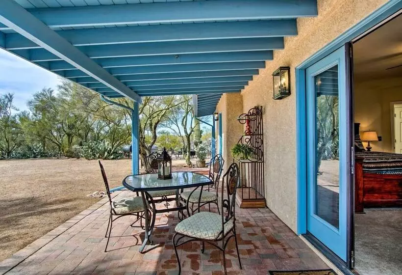 Sunny Tucson Home W/ Patios On 5 Acres!