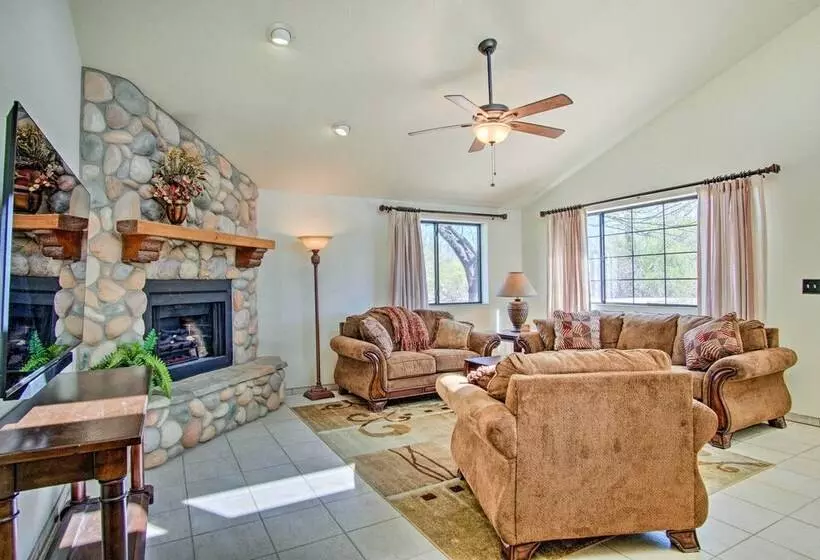 Sunny Tucson Home W/ Patios On 5 Acres!